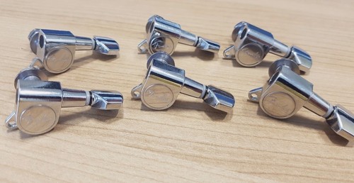 Chrome fender stamped tuners - chrome,