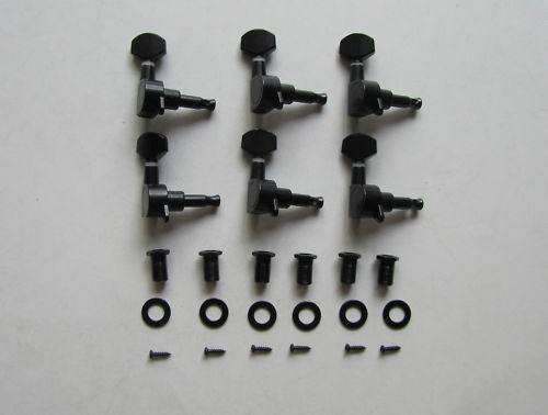 Black inline guitar - guitar, tuning